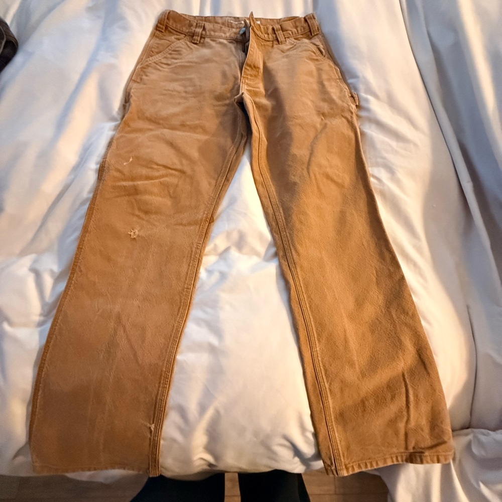 Carhartt duck carpenter pants